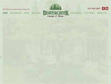 Tablet Screenshot of beavercreeklandscaping.com